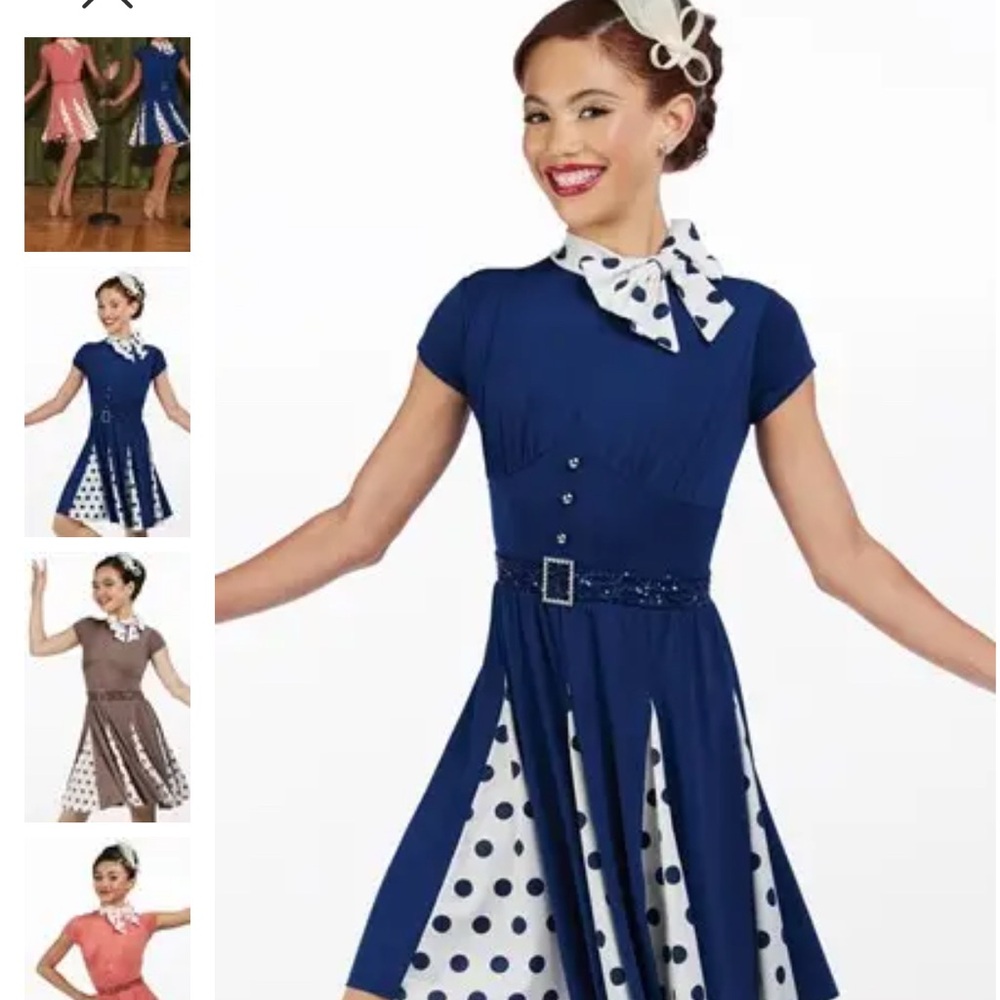 Weissman 40s Moonlight Serenade Dance Costume - Size Medium Child style 15141